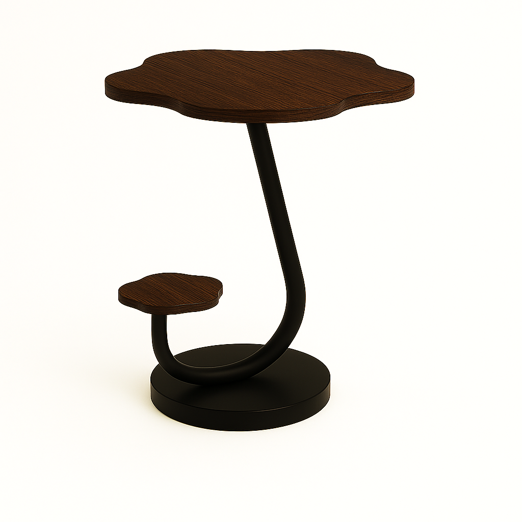 Table d’Appoint Iconique "Floraison" – Pièce de Designer Haute Densité