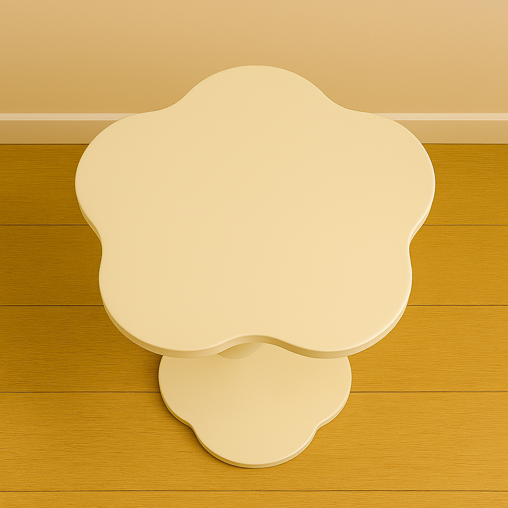 Table d’Appoint Iconique "Floraison" – Pièce de Designer Haute Densité