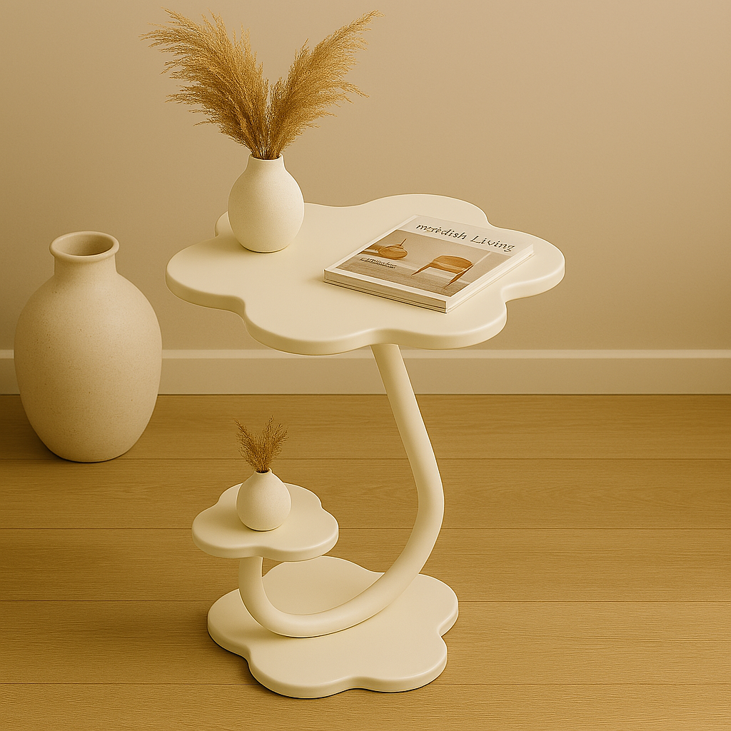 Table d’Appoint Iconique "Floraison" – Pièce de Designer Haute Densité