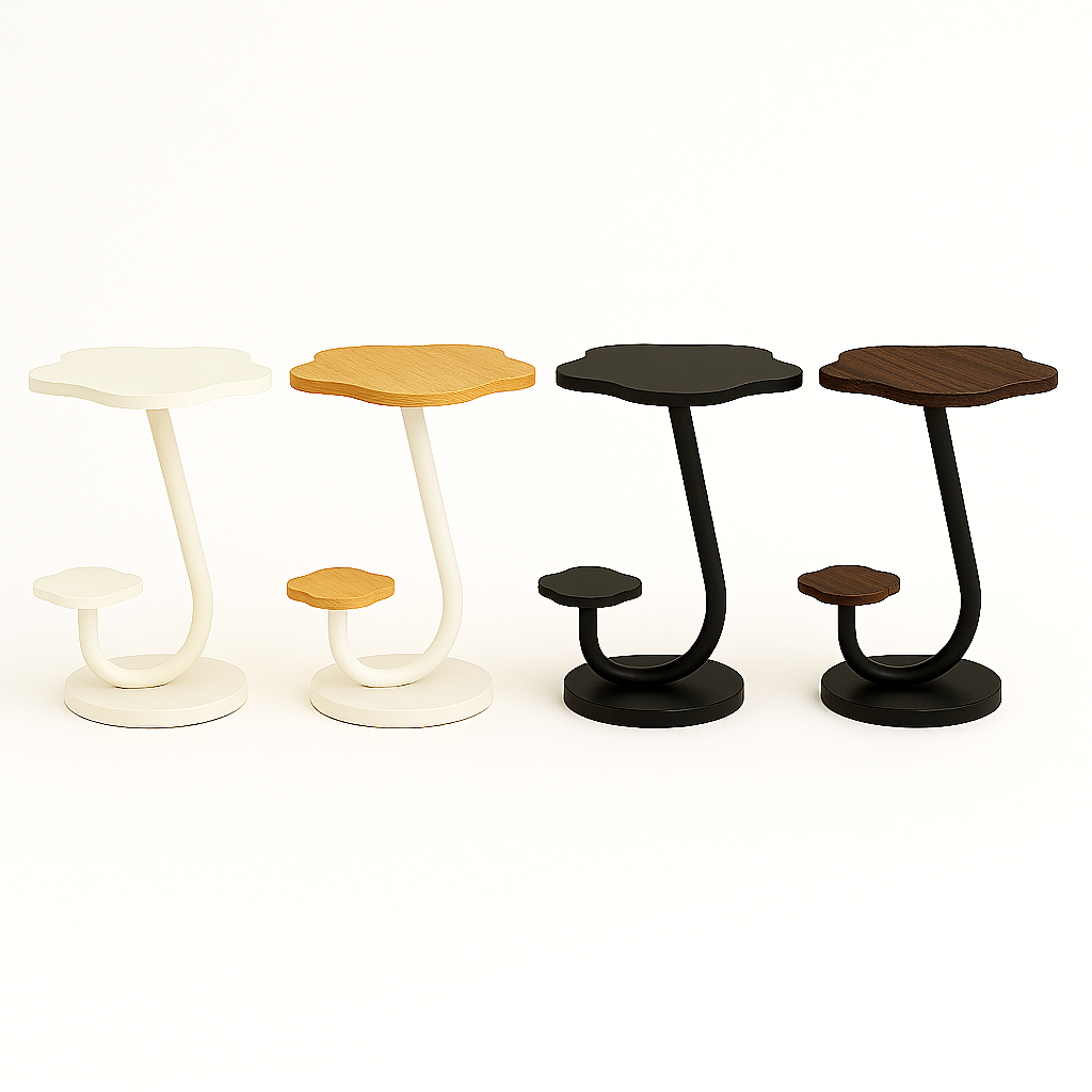 Table d’Appoint Iconique "Floraison" – Pièce de Designer Haute Densité