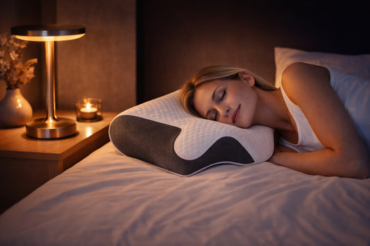 Oreiller Orthopédique "Nuage" – Correction Cervicale & Sommeil Réparateur