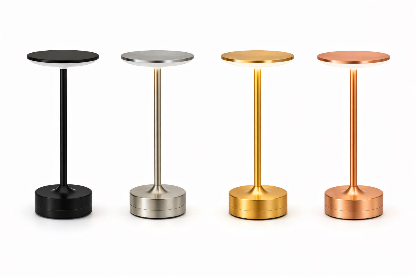 Lampe Signature "Lumière Infinie" – Aluminium Brossé & Contrôle Tactile